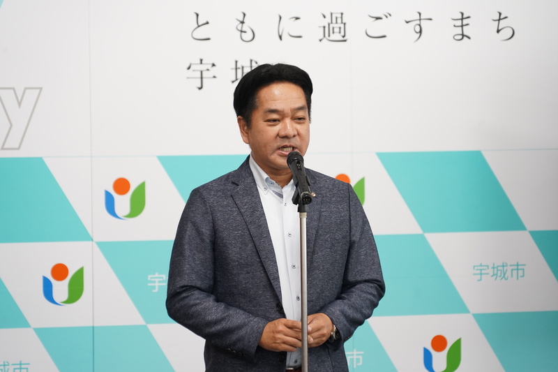 モアコンセプトあいさつの様子