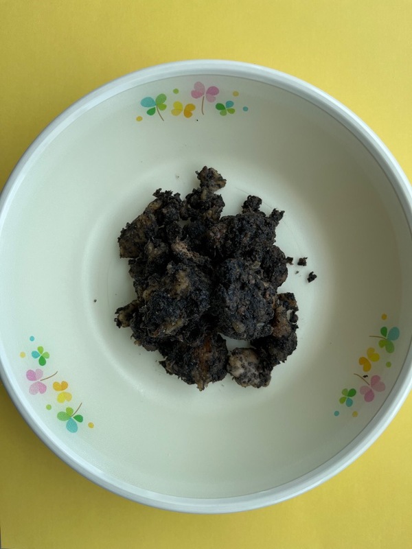 鶏肉の石炭みそがらめの完成写真