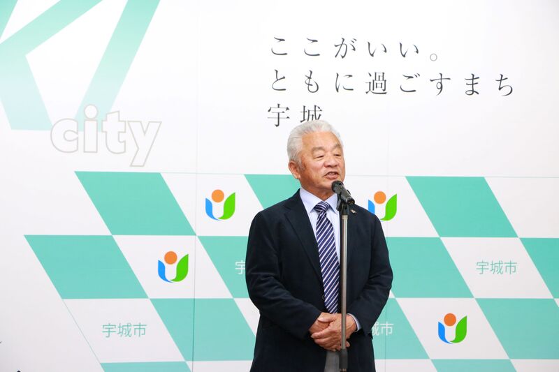 三共コンサルタント株式会社のあいさつの様子