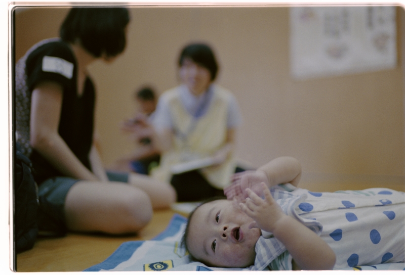 乳幼児健診の写真