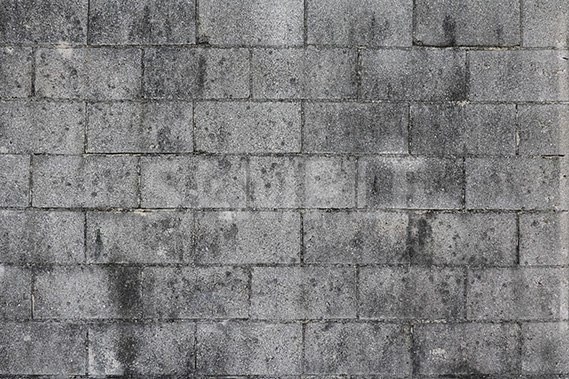 ブロック塀の写真