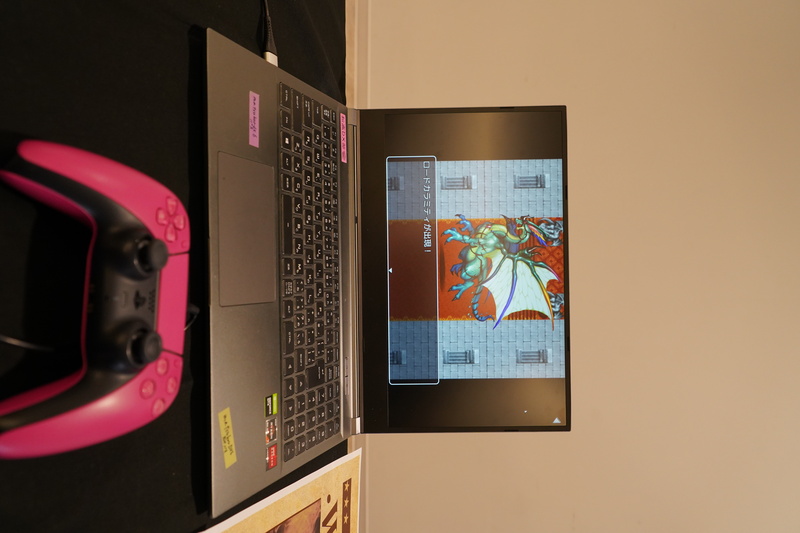ゲーム画面の写真