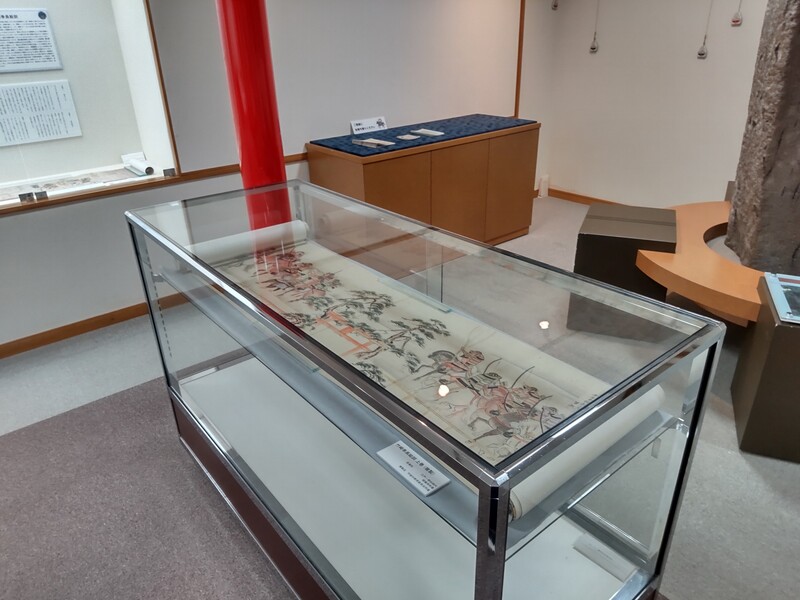 竹崎季長絵詞(複製品)の展示写真