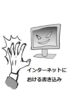 インターネット書き込みのイメージ画像