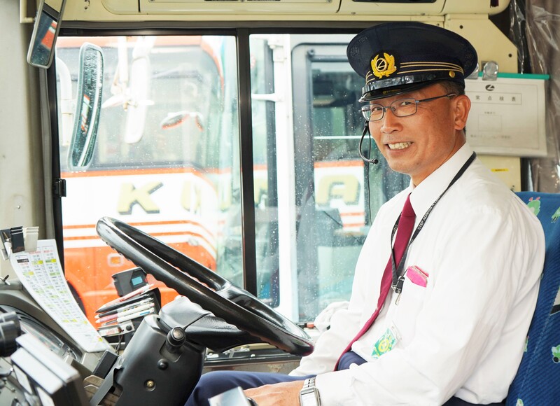 熊本バス運転士 槌田浩二さんの写真