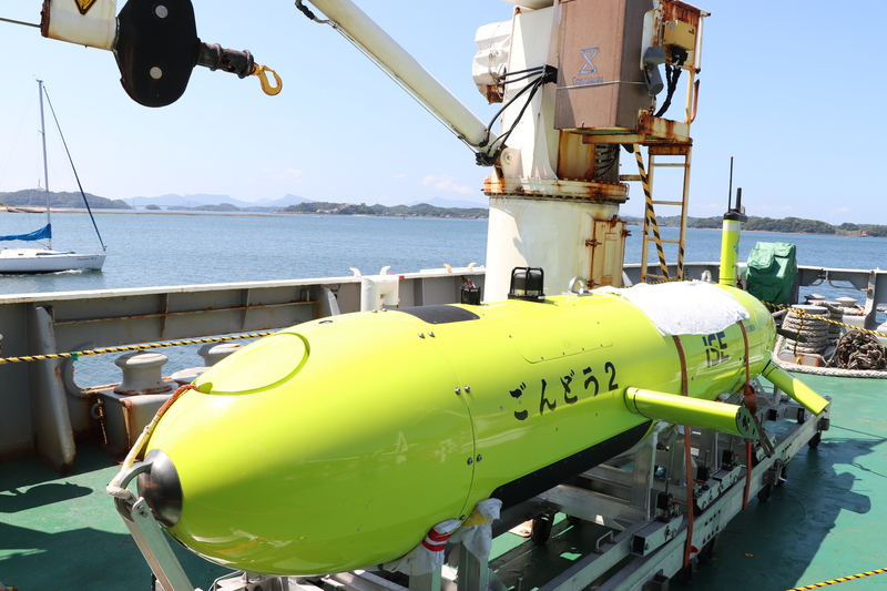潜水調査機の写真