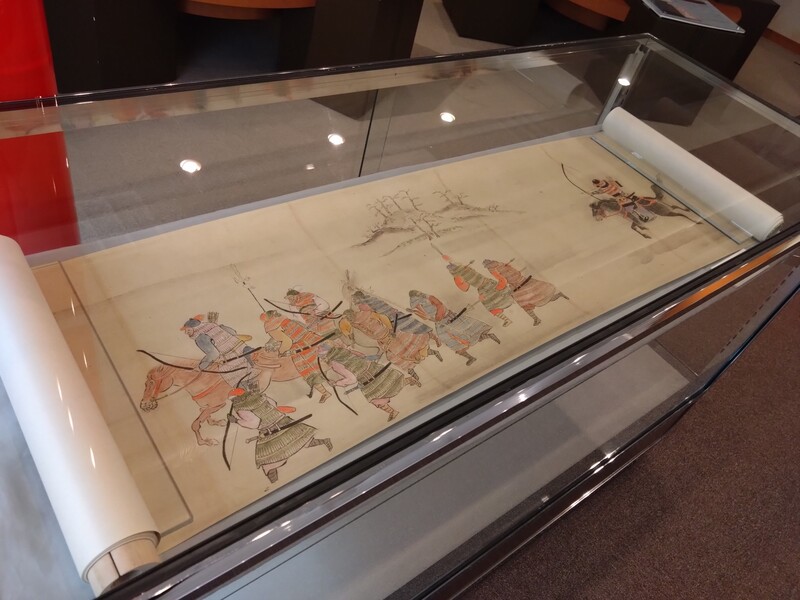 竹崎季長絵詞(複製品)の展示