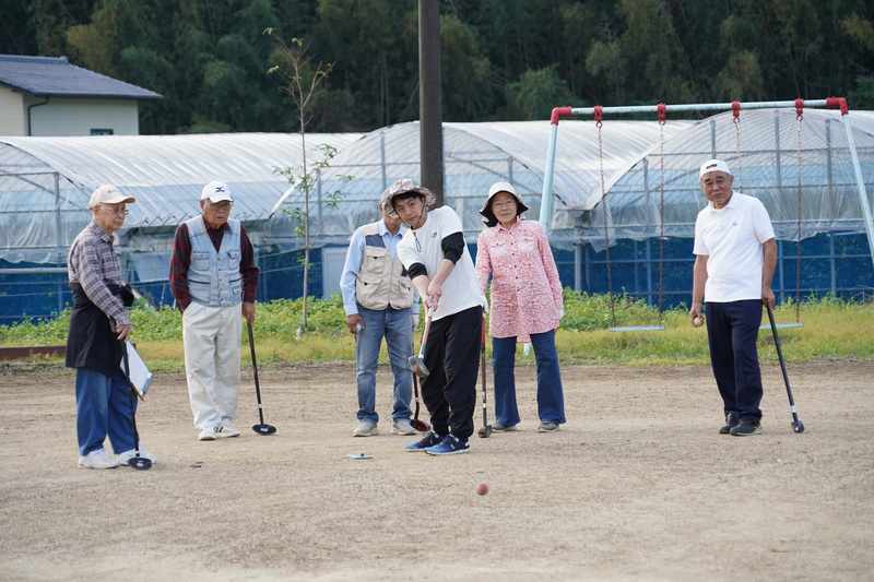 グラウンドゴルフ大会の様子2