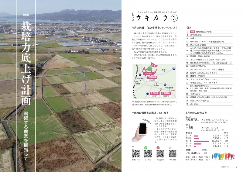 P2、3 目次 特集「栽培力底上げ計画」の画像